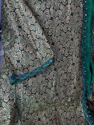 2 Túnicas Árabes Doradas  una verde y otra roja