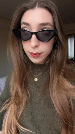 Gafas de sol negras ojo de gato