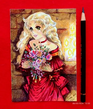 Set Exclusivo: 2 Postales Fanart Candy Candy