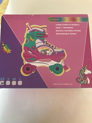 Patines Unicornio 4PEIIJAR Talla 26-29+PROTECCIONE