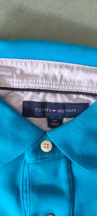 Polo Tommy Hilfiger Azul Talla L