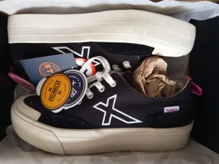 Zapatillas Munich Mujer Talla 37 Negras