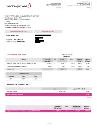 Zapatillas Munich Mujer Talla 37 Negras