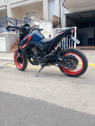 Zontes U1 125cc 2024 Azul/Naranja