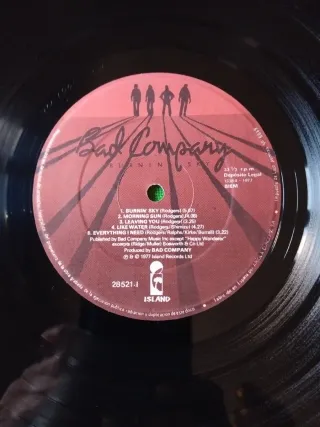 Vinilo LP Bad Company - Burnin' Sky