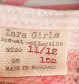 Kimono Zara estampado flores niña