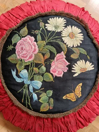 Cojín Vintage Pintado a Mano