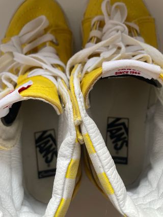 Zapatillas Vans Sk8-Hi Checkerboard Amarillas