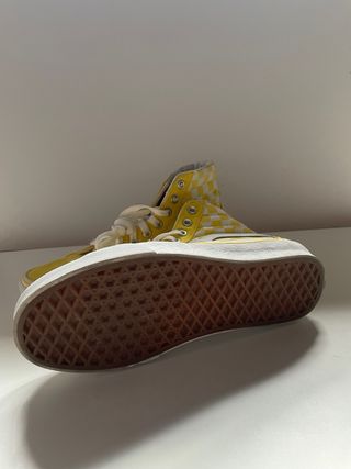 Zapatillas Vans Sk8-Hi Checkerboard Amarillas