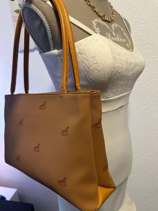 Bolso Corcel Beige/Marrón