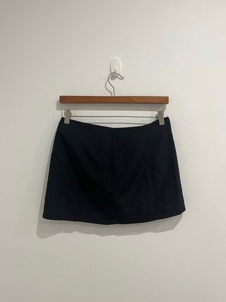 Falda Zara Negra Talla S con Cremallera