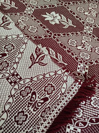 Copriletto matrimoniale artigianale