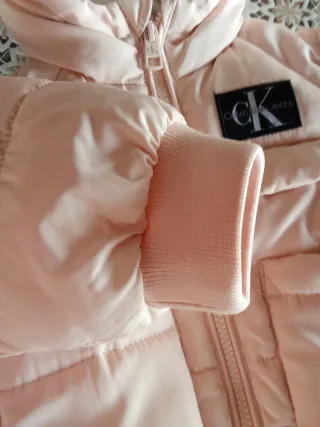 Calvin Klein Cappotto Bambina 6/9 Mesi Rosa