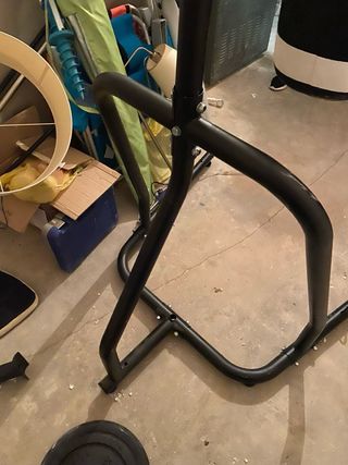 Saco de boxeo con base para discos