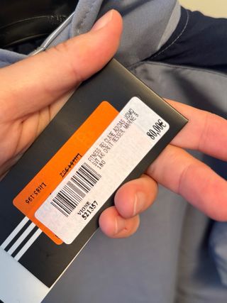 Felpa Adidas Grigia e Blu