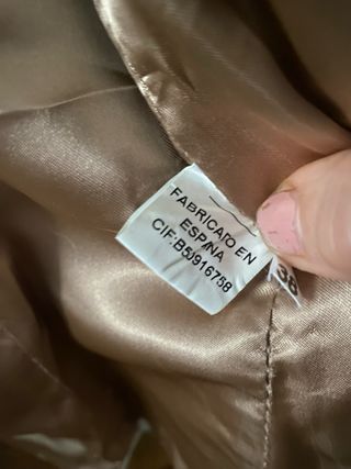 Chaqueta de cuero blanca nueva