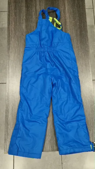 Pantalón de nieve azul y guantes  Talla 104, 3-4 a