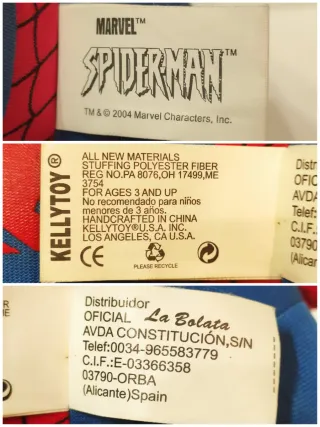 Muñeco/Peluche Spider-Man grande