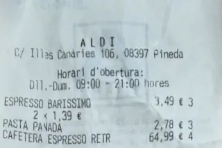 Cafetera Expresso Ambiano 1350W