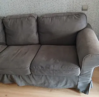 Sofá Ektorp 3 plazas Gris Oscuro