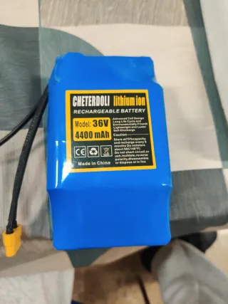 Batería Litio Ion CHETERDOLI 36V 4400 mAh