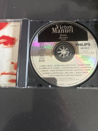 CD Víctor Manuel - Quiero Abrazarte Tanto