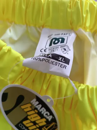 Pantalón impermeable alta visibilidad