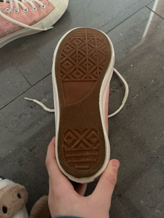 Zapatillas Chika10 rosas y blancas