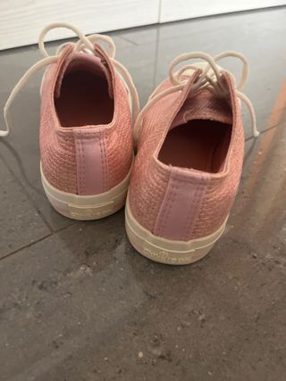 Zapatillas Chika10 rosas y blancas