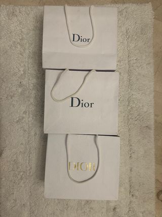 Bolsas de cartón Christian Dior