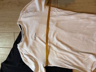 Combo maglie uomo Hollister bianca e nera