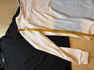 Combo maglie uomo Hollister bianca e nera