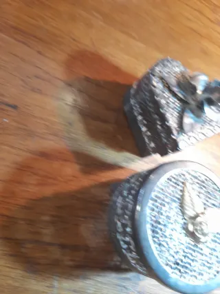 Cajitas decorativas metal corazón y redonda