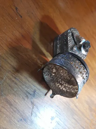 Cajitas decorativas metal corazón y redonda