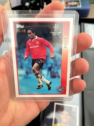 Paul Ince 28/49 Champions League Lost Rookie Card
