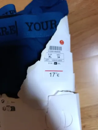 Pack 5 calzoncillos Lefties Azul Talla XL sin uso