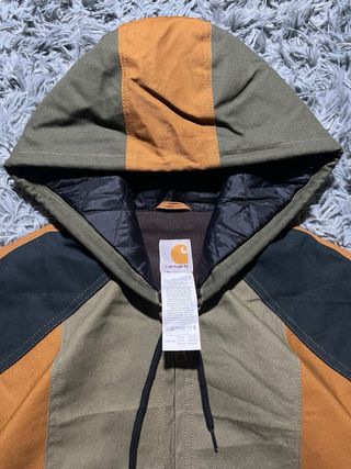 Chaqueta Carhartt Rework Marron Naranja Bomber L