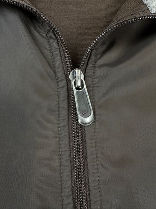Nike Track Jacket Brown Nylon Vintage 90s