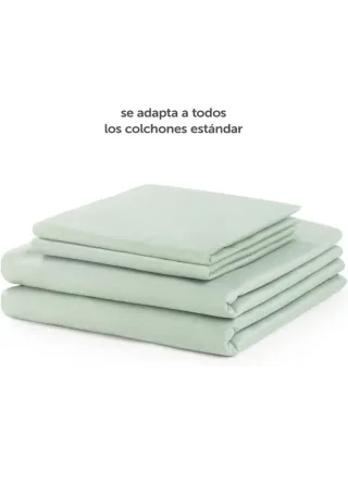 Juego Sábanas 4 Piezas Verde