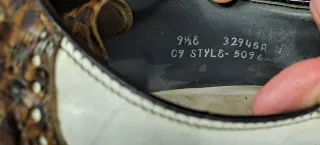 Zapatos Golf Footjoy Classic 42.5 Blancos