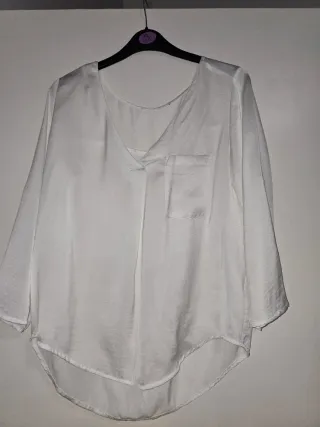 Camisa blanca mujer talla M