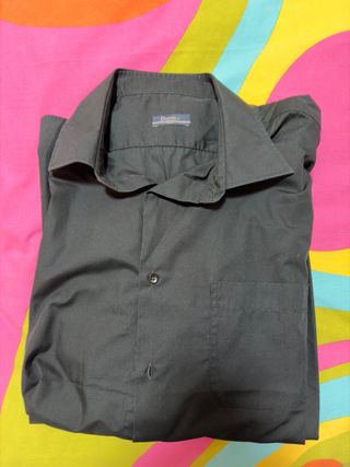Camisa Dustin Negra Talla 2XL