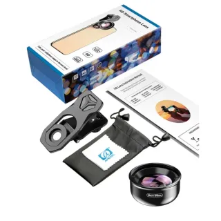 Lente Macro Apexel 100mm Clip para Móvil