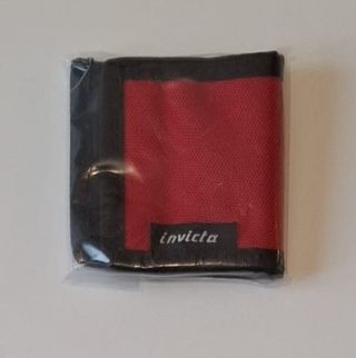 Portamonete Invicta tessuto rosso