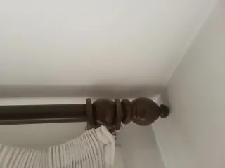 Barra cortina marron 110 cm