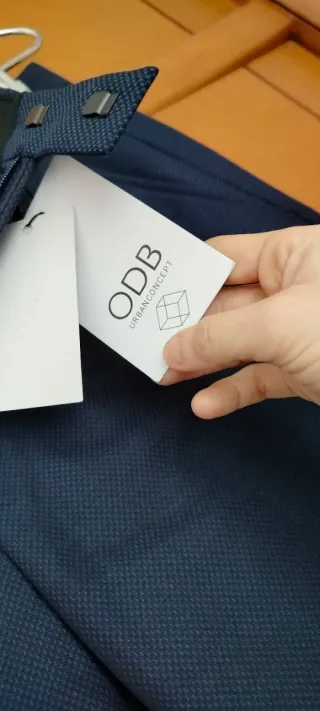 Pantalón de traje azul