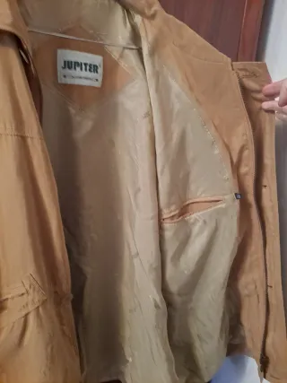 Chaqueta hombre beige/marrón