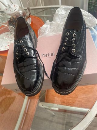 Zapatos cordones blucher