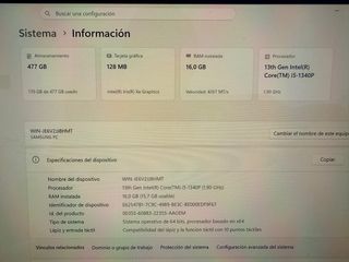 Samsung Galaxy Book 3 360 2 en 1 Gris. Como nuevo.