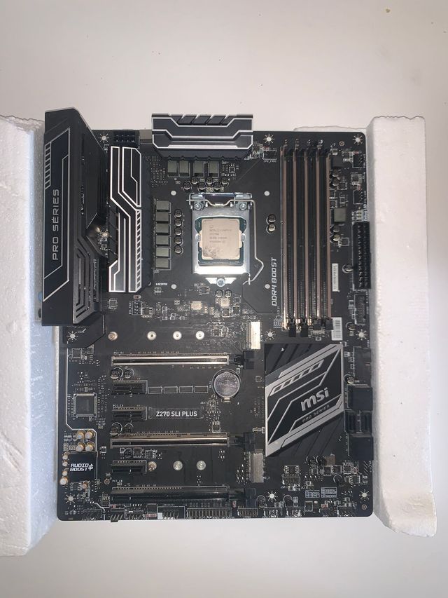Combo MSI Z270 SLI Plus + i7 7700 + Cooler Scythe